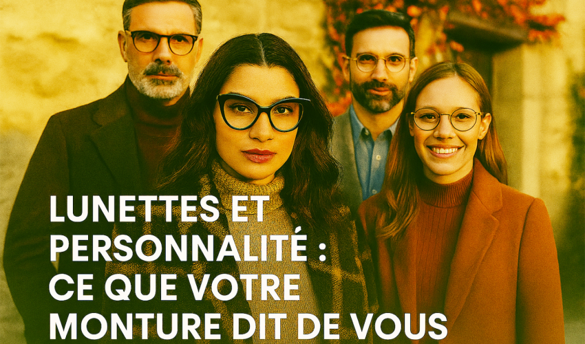 Lunettes et personnalité : ce que votre monture dit de vous