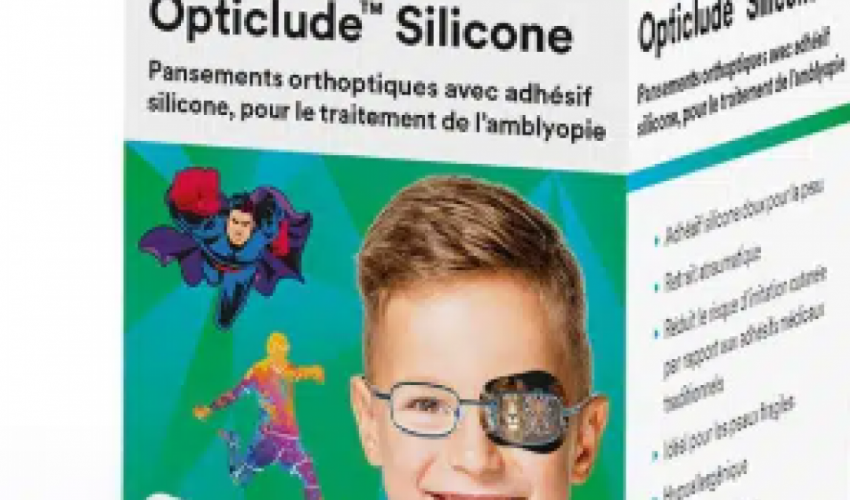 Les caches œil Opticlude 3M pour enfants sont disponibles chez Michils Opticiens : confort, efficacité et stock garanti en magasin.